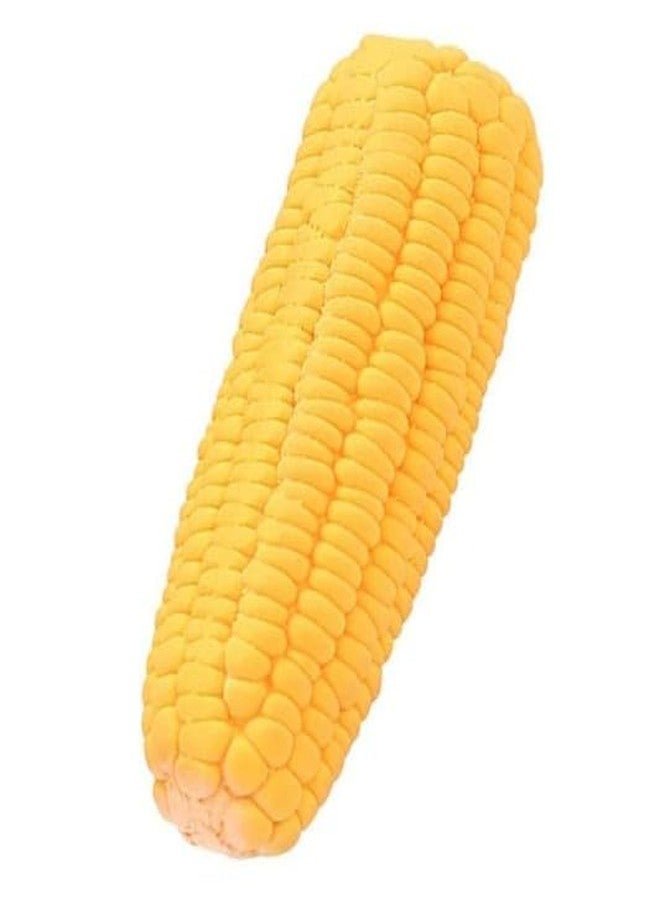Sluswallow Pet Dog Puppy Latex Corn Shape Squeaky Bite-Resistant Interactive Play Chew Toy Pet Supplies Dog Toy Corn, Toys Aggressive Chewers for Small/Medium/Large - Image 1